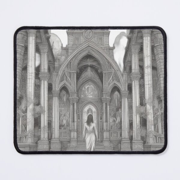 Item preview, Gothic Cathedral Descent - Dark Origin Arts Etching designed and sold by DarkOriginArts.