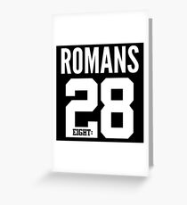 Romans 8:28 Bible Scripture Verse Christian Gift Greeting Card