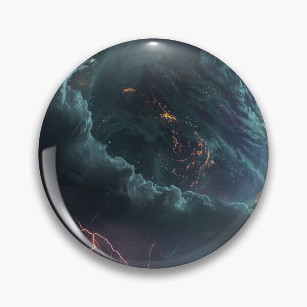 Item preview, Storm Planet Cosmic Sky Scene designed and sold by QuantumDrift.