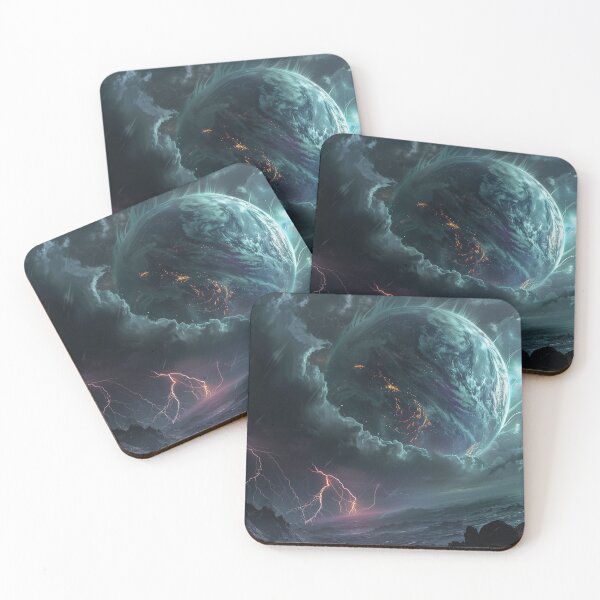 Item preview, Storm Planet Cosmic Sky Scene designed and sold by QuantumDrift.