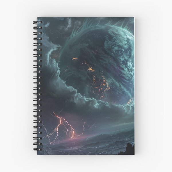 Item preview, Storm Planet Cosmic Sky Scene designed and sold by QuantumDrift.