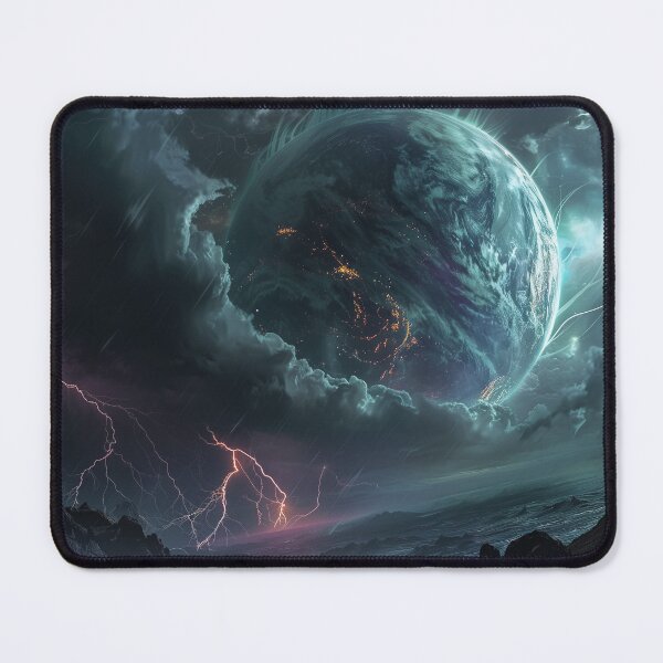 Item preview, Storm Planet Cosmic Sky Scene designed and sold by QuantumDrift.