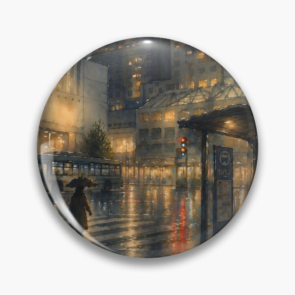 Item preview, Guided by Warm Light in the Rain — After the Rain Series designed and sold by Hikari Scenery.