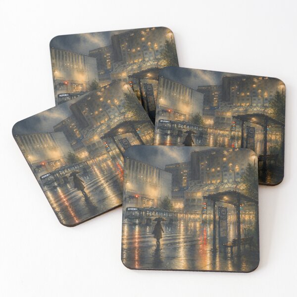 Item preview, Guided by Warm Light in the Rain — After the Rain Series designed and sold by Hikari Scenery.