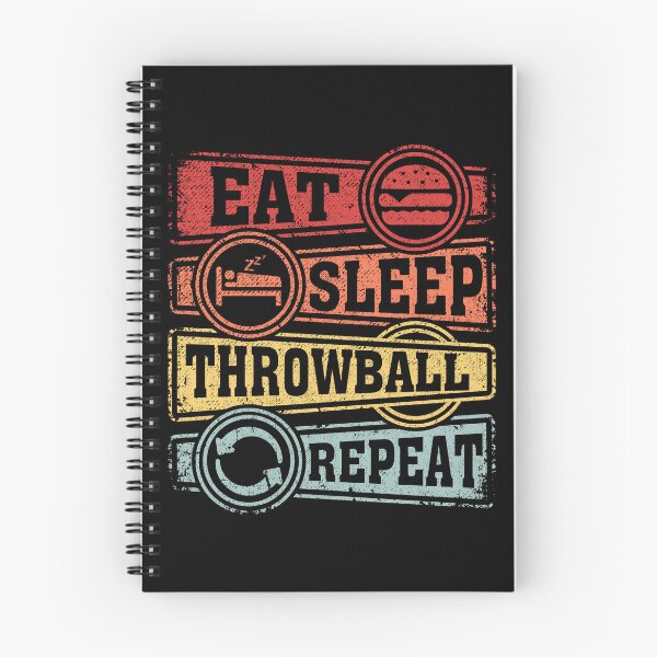 Item preview, Eat Sleep Throwball Repeat designed and sold by GabbyKash.