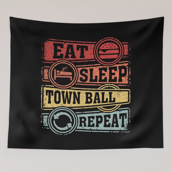 Item preview, Eat Sleep Town ball Repeat designed and sold by GabbyKash.