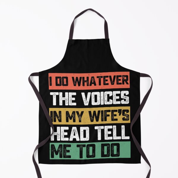 Item preview, I Do Whatever The Voices In My Wife's Head Tell Me To Do Funny Husband Marriage Humor designed and sold by 76Valeria.