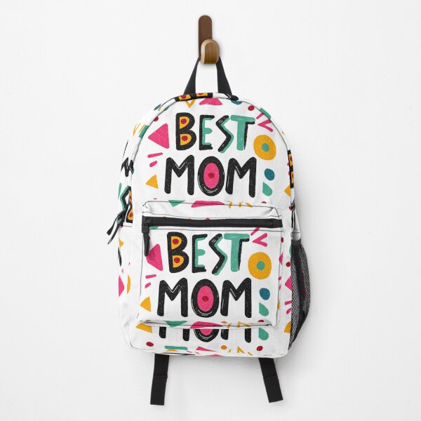Item preview, Retro Abstract Geometric Best Mom Colorful Typography Design designed and sold by DesignArtist.ia.
