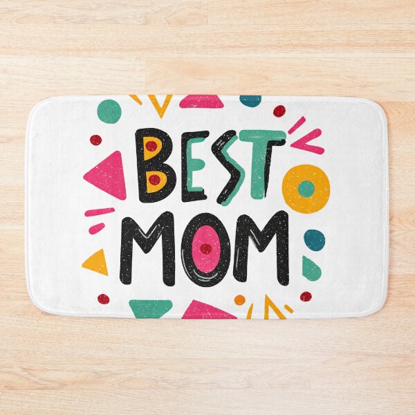 Item preview, Retro Abstract Geometric Best Mom Colorful Typography Design designed and sold by DesignArtist.ia.