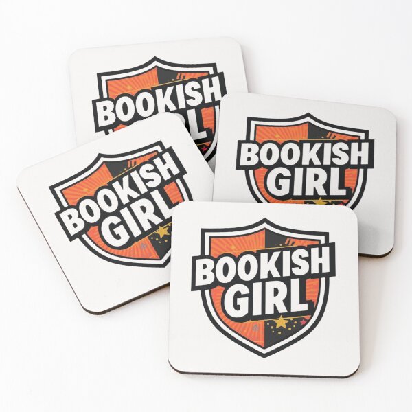 Item preview, Bookish Girl Badge  designed and sold by PamLeeDesign.