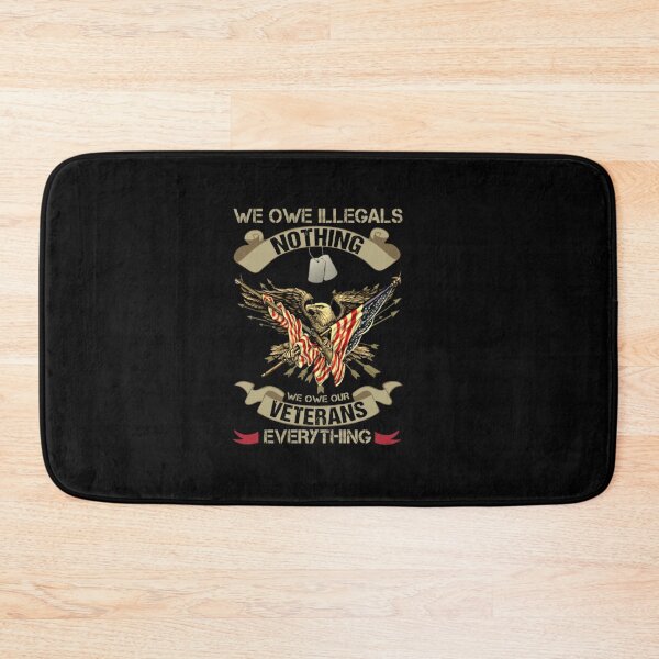 Item preview, We Owe Illegals Nothing We Owe Our Veterans designed and sold by christinewither.