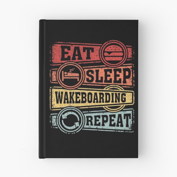 Item preview, Eat Sleep Wakeboarding Repeat designed and sold by GabbyKash.