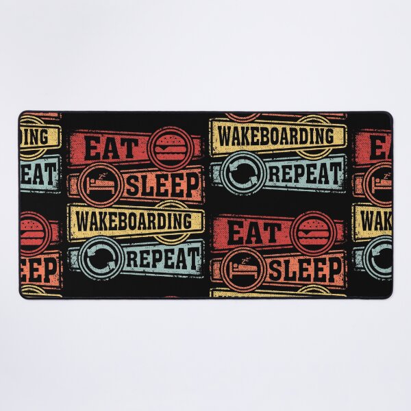 Item preview, Eat Sleep Wakeboarding Repeat designed and sold by GabbyKash.
