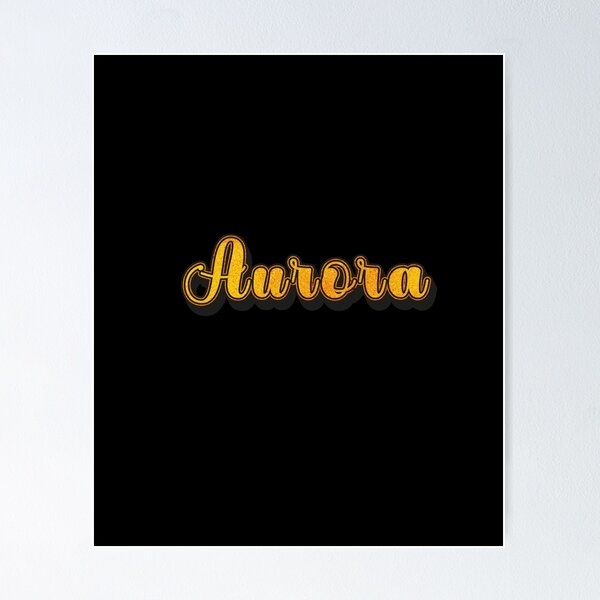 Item preview, Aurora Personalized Name - Cool & Cute Custom Gift for Women and Girls designed and sold by Oussinc.