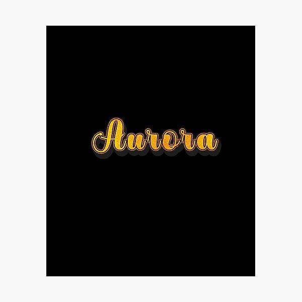 Item preview, Aurora Personalized Name - Cool & Cute Custom Gift for Women and Girls designed and sold by Oussinc.