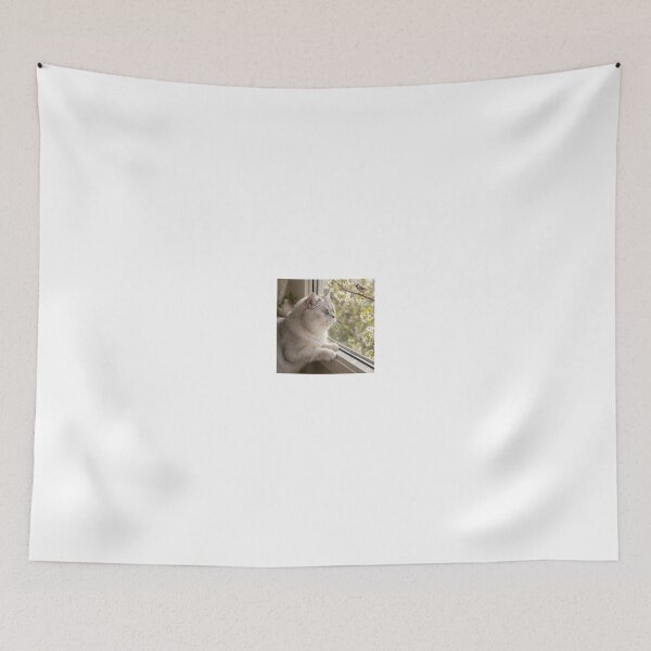 Item preview, Cat Watching Bird Through Window designed and sold by LovelyCatGalaxy.