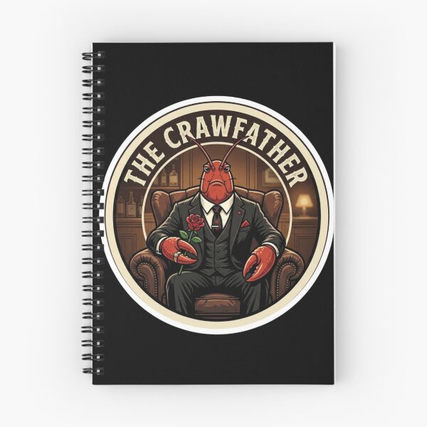 Item preview, The Crawfather - Funny Mafia Don Crawfish Godfather Parody designed and sold by nbg2012.