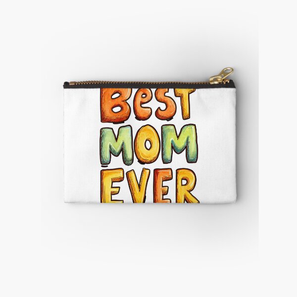 Item preview, Best Mom Ever Colorful Watercolor Block Lettering Design designed and sold by DesignArtist.ia.