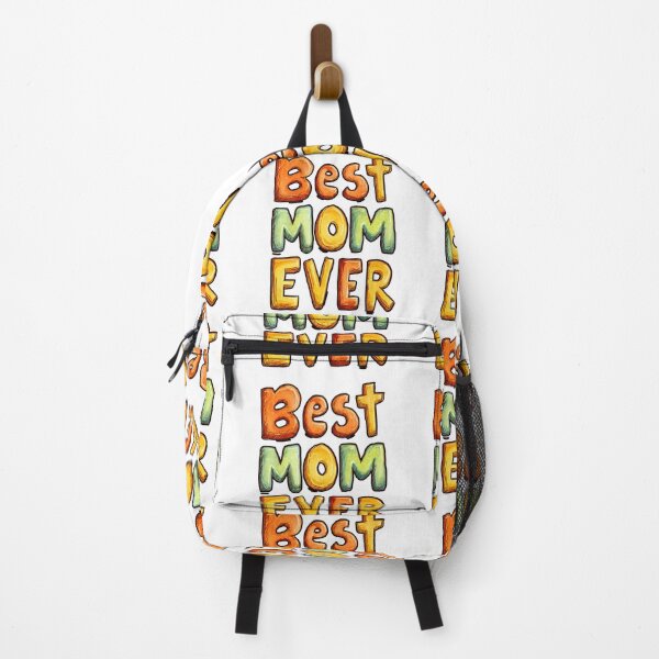 Item preview, Best Mom Ever Colorful Watercolor Block Lettering Design designed and sold by DesignArtist.ia.