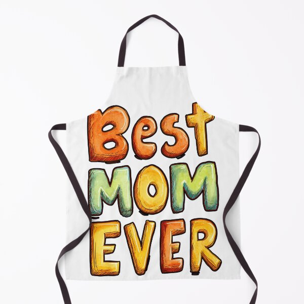 Item preview, Best Mom Ever Colorful Watercolor Block Lettering Design designed and sold by DesignArtist.ia.