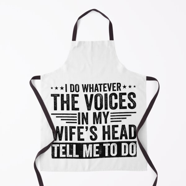 Item preview, I Do Whatever The Voices In My Wife's Head Tell Me To Do Funny Husband Marriage Humor designed and sold by 76Valeria.