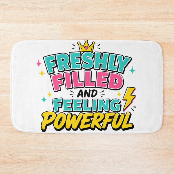 Item preview, Freshly Filled And Feeling Powerful Hydration Gym designed and sold by Fenay Designs.