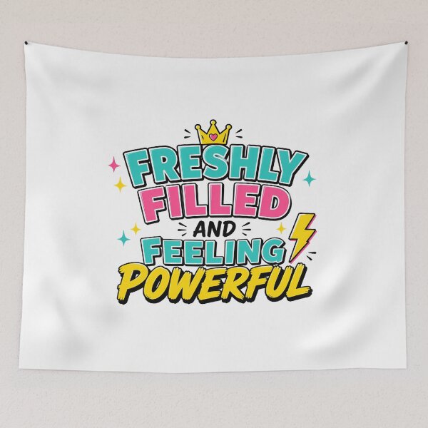 Item preview, Freshly Filled And Feeling Powerful Hydration Gym designed and sold by Fenay Designs.