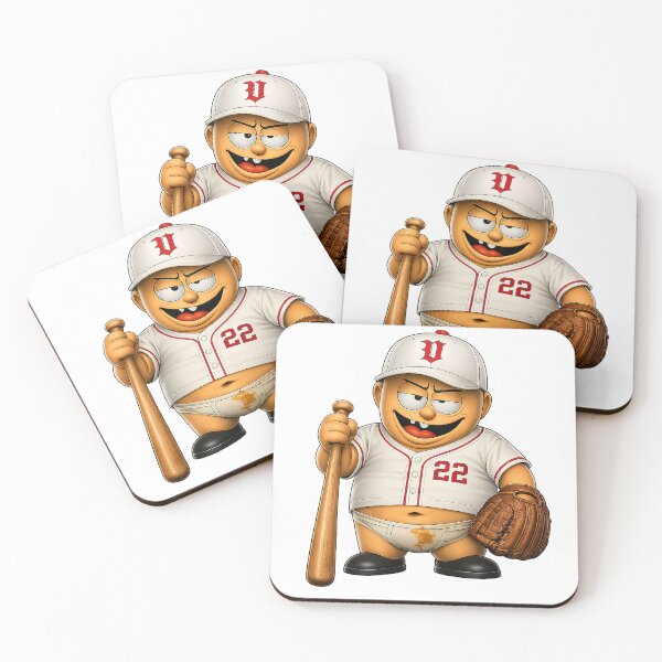 Item preview, Funny Baseball Player Cartoon – Chimou Character, Baseball Humor Design, Perfect Gift for Baseball Fans designed and sold by WotanArt.