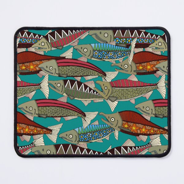 Item preview, Alaskan salmon teal designed and sold by scrummy.