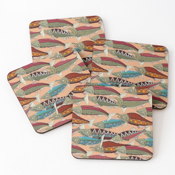 Item preview, Alaskan salmon peach designed and sold by scrummy.
