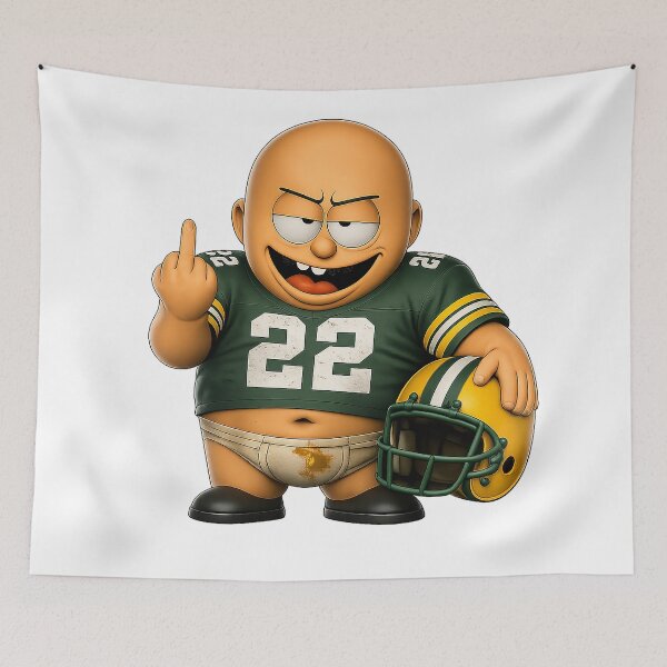 Item preview, Funny American Football Player Cartoon – Chimou Character, Football Humor Design, Perfect Gift for Football Fans designed and sold by WotanArt.