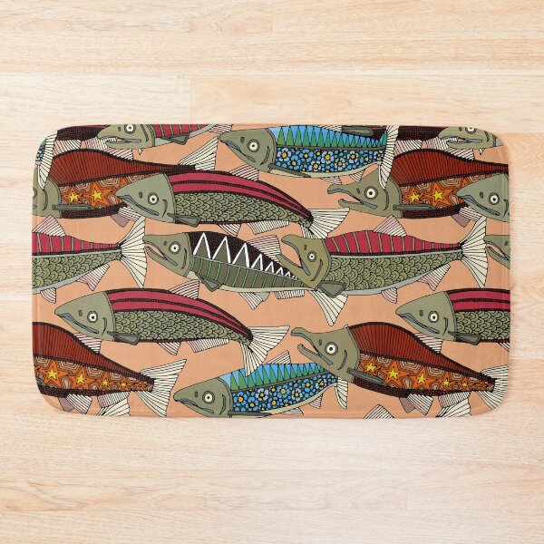 Item preview, Alaskan salmon peach designed and sold by scrummy.
