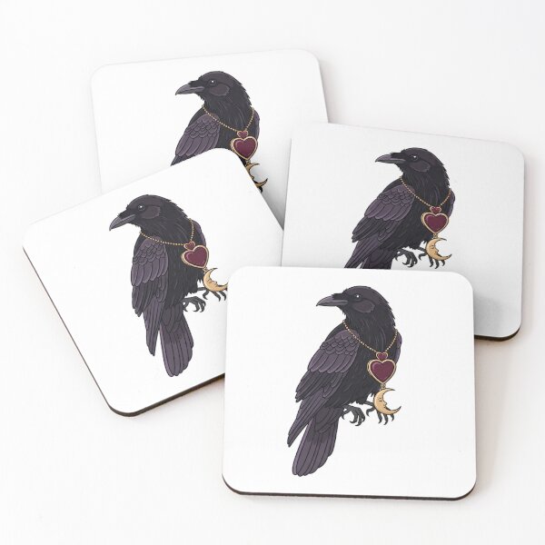 Item preview, Raven Velvet Heart Locket Gift designed and sold by IllumeInk.