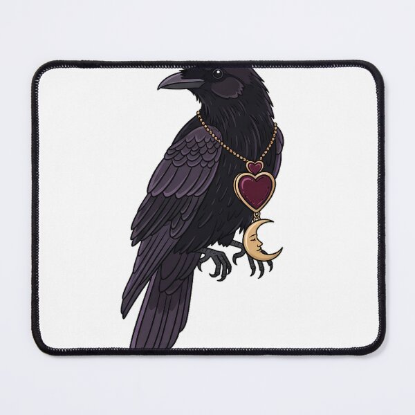 Item preview, Raven Velvet Heart Locket Gift designed and sold by IllumeInk.