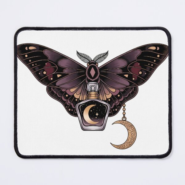 Item preview, Moth Moonlit Perfume Bottle Gift designed and sold by IllumeInk.