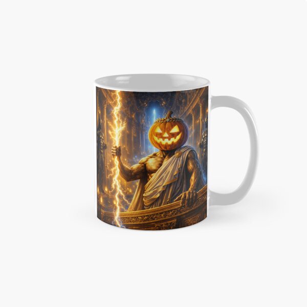Item preview, Headless Horseman Lightning God in Golden Temple – Gothic Fantasy Epic Art designed and sold by TheHorsemanRidesAgain.
