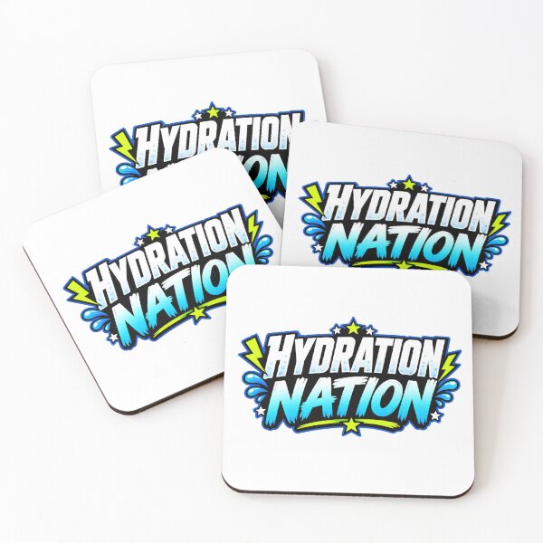 Item preview, Hydration Nation Cool Sports Water Intake Design designed and sold by Fenay Designs.