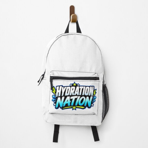 Item preview, Hydration Nation Cool Sports Water Intake Design designed and sold by Fenay Designs.