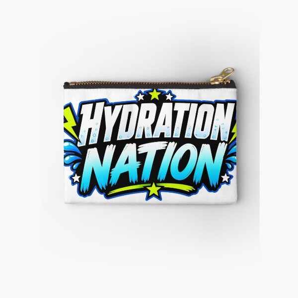 Item preview, Hydration Nation Cool Sports Water Intake Design designed and sold by Fenay Designs.