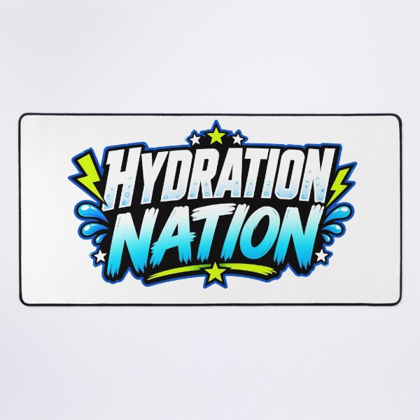 Item preview, Hydration Nation Cool Sports Water Intake Design designed and sold by Fenay Designs.