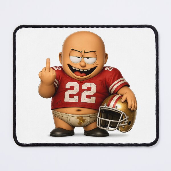 Item preview, Funny American Football Player Cartoon – Chimou Character, Football Humor Design, Perfect Gift for Football Fans designed and sold by WotanArt.