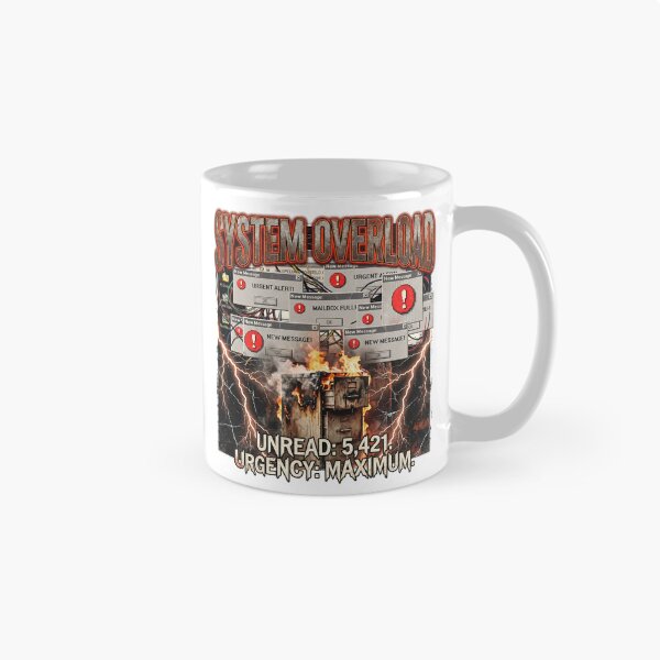 Item preview, System Overload: Y2K Tech Burnout Heavy Metal Graphic designed and sold by Peter Veselinović.