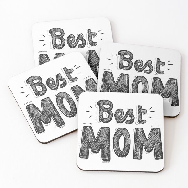 Item preview, Best Mom Chalkboard Style Hand-Drawn Typography Design designed and sold by DesignArtist.ia.