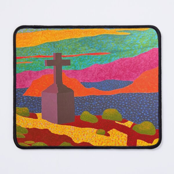 Item preview, Cross Above Lake Titicaca designed and sold by Prajna Vajrayana Art.