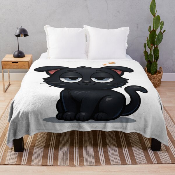 Item preview, Sleepy Droopy-Ear Cat | Kawaii Drowsy Kitty designed and sold by PrintCreations9.