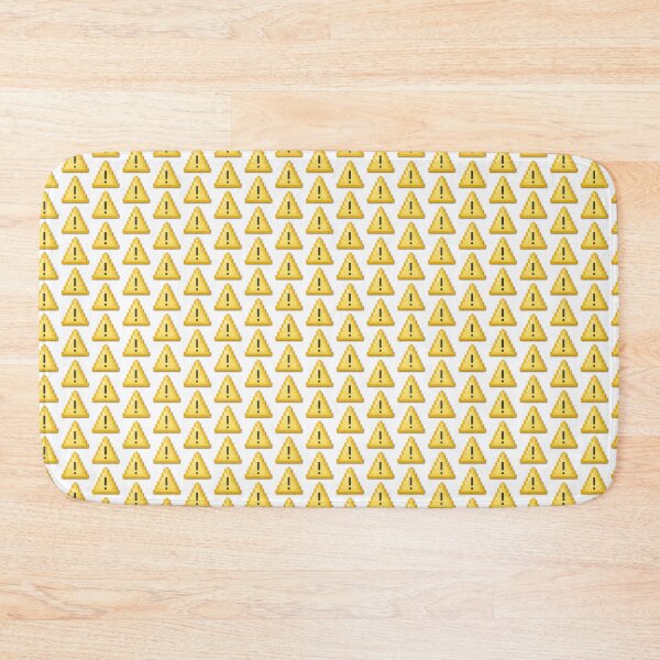 Item preview, Pixel Warning Sign Pattern – Retro Game Design designed and sold by HotPicksStore.