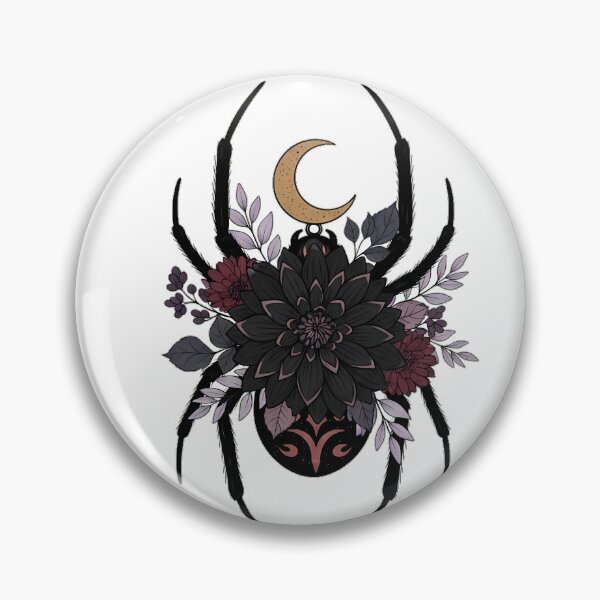 Item preview, Spider Black Dahlia Bouquet Gift designed and sold by IllumeInk.