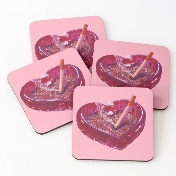 Item preview, Pink heart ashtray designed and sold by We Are Stardust.