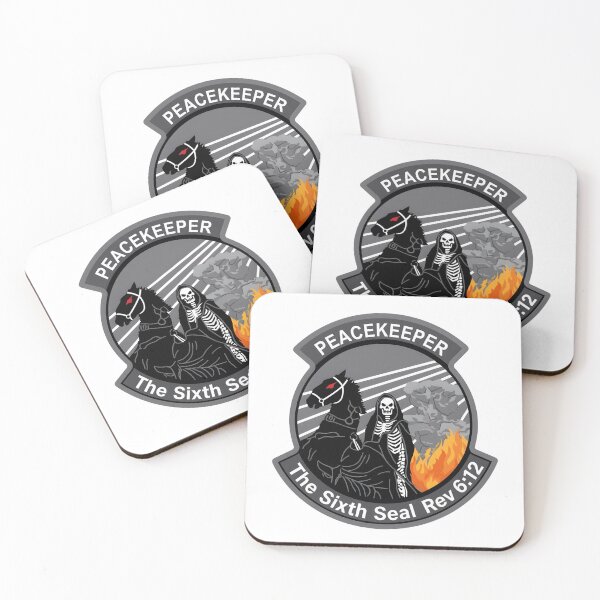 Item preview, Peacekeeper: The Sixth Seal Revelation 6:12 Military Insignia designed and sold by CharlieDesings.