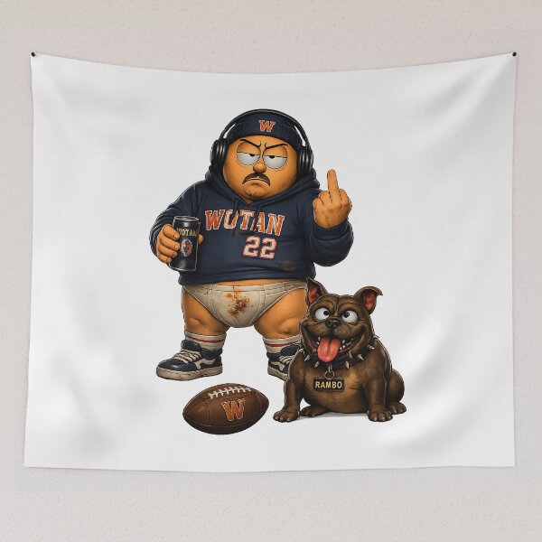 Item preview, Funny supporter Cartoon – Fan Humor Design, Chimou Character, Perfect Gift for Fans designed and sold by WotanArt.